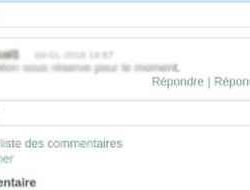 Commentaires sur VOS sorties