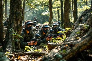 Session de paintball entre amis