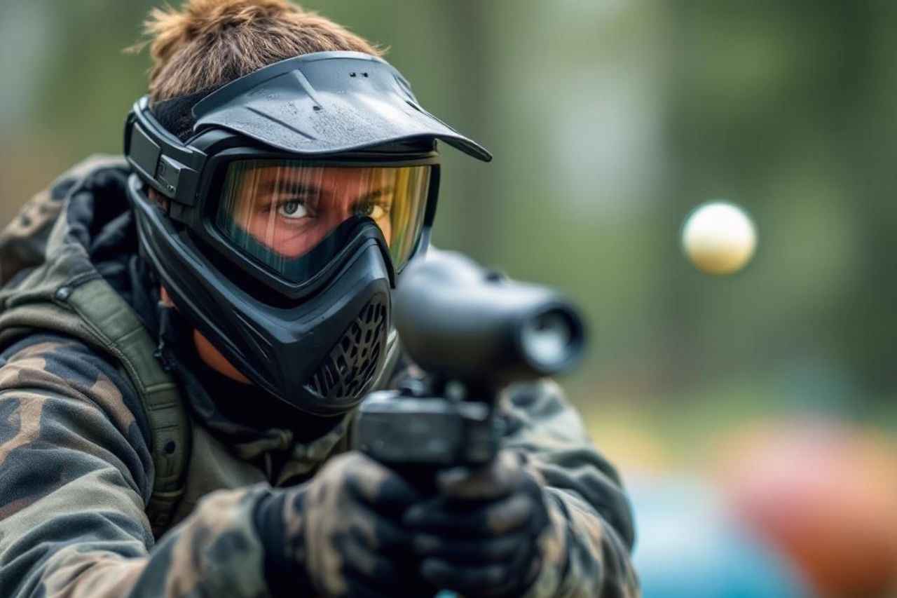 Session de paintball entre amis