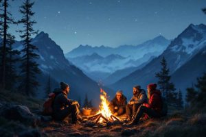 Randonnée en montagne avec bivouac