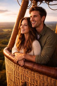 Vol en montgolfière à Paris en amoureux