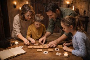 Les escape games familiaux proposent des enigmes accessibles aux enfants, pour une experience partagee